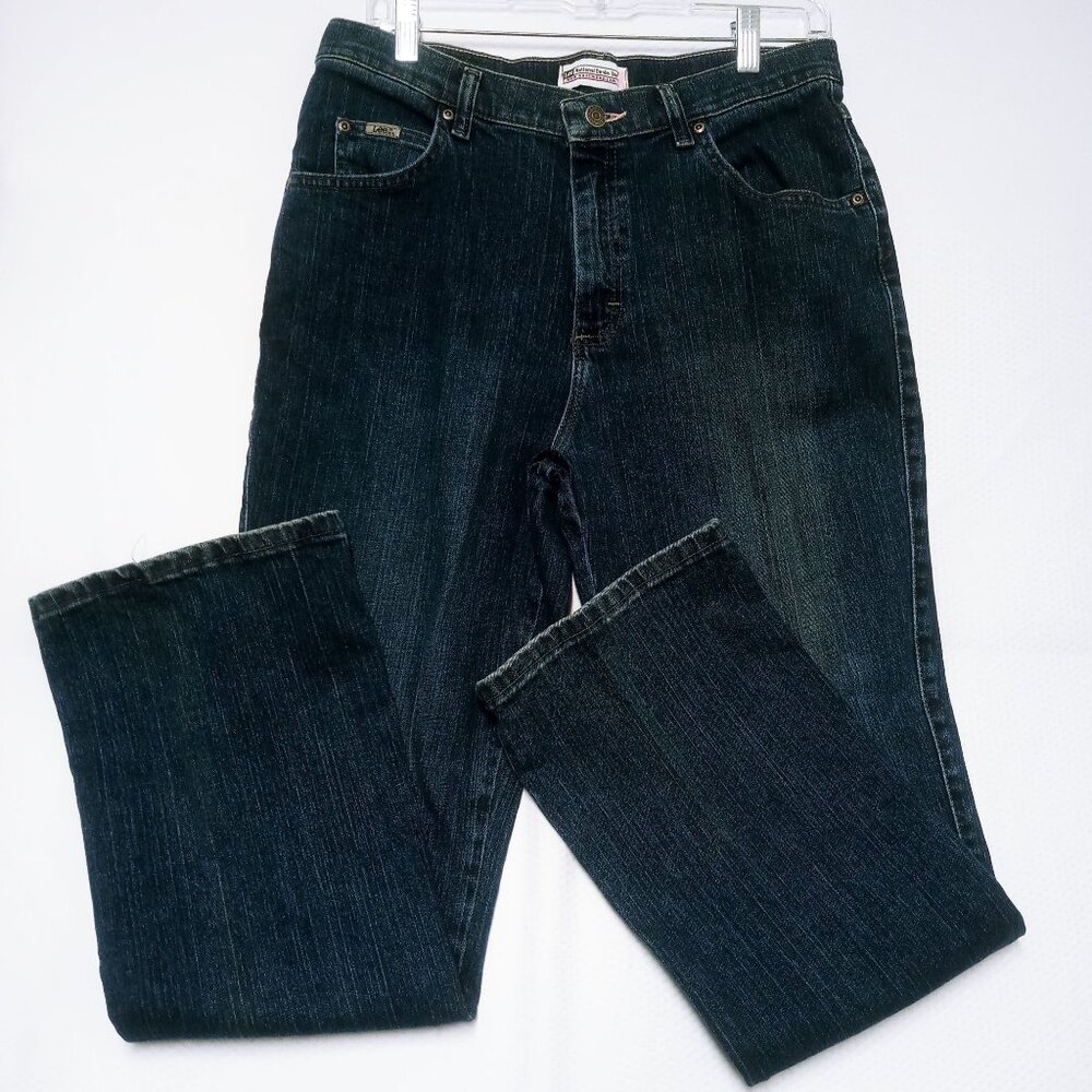 Women's Jeans Lee 10M Denim Stretch Bootcut Pink Ribbon National Denim Day Pants
